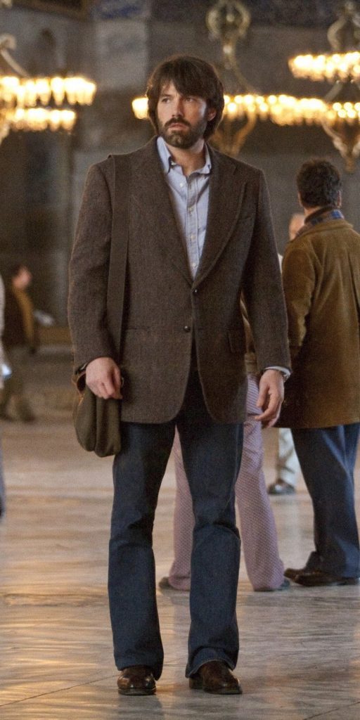 ben Affleck wearing famous harris tweed