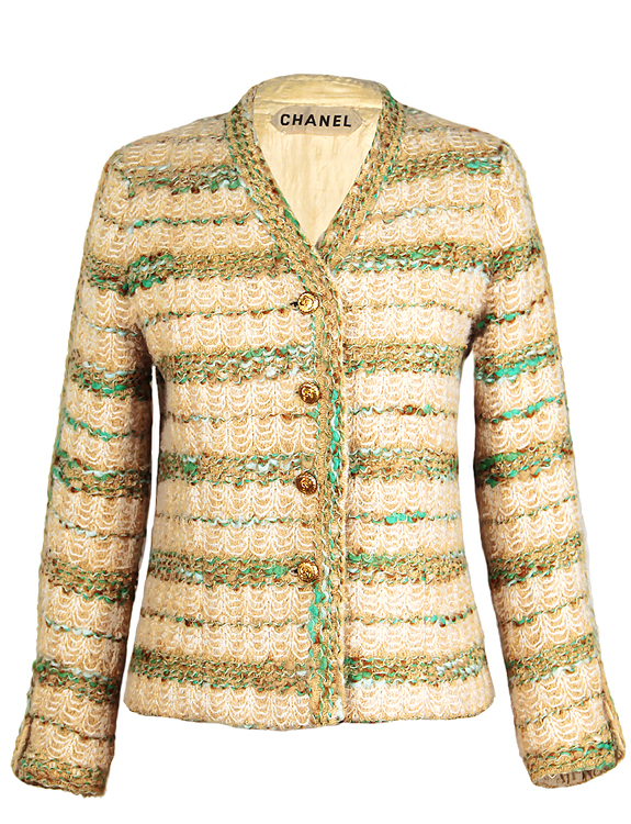 coco chanel tweed coat 1960 