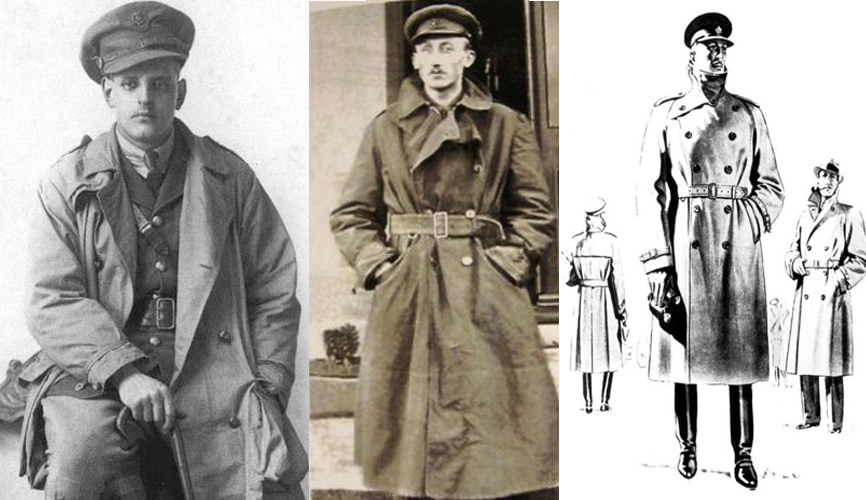 burberry trench coat and dog harness in the first world war