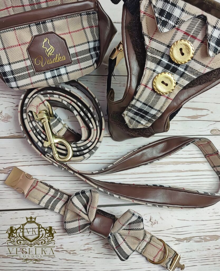 burberry collar and leash for small teacup puppy breeds
