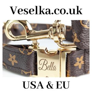 louis vuitton lv dog collar designer small large usa cats and puppies etsy and amazon