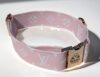 L&V luxury pink dog puppy and cat collar with leash - small and large