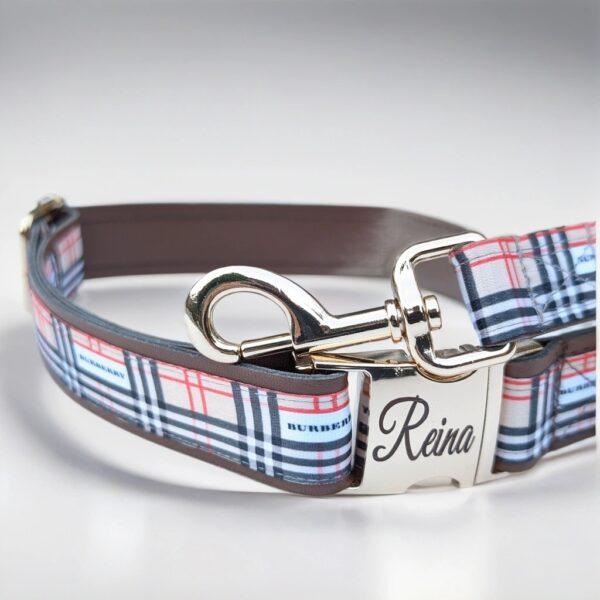 burberry dog collar and leash