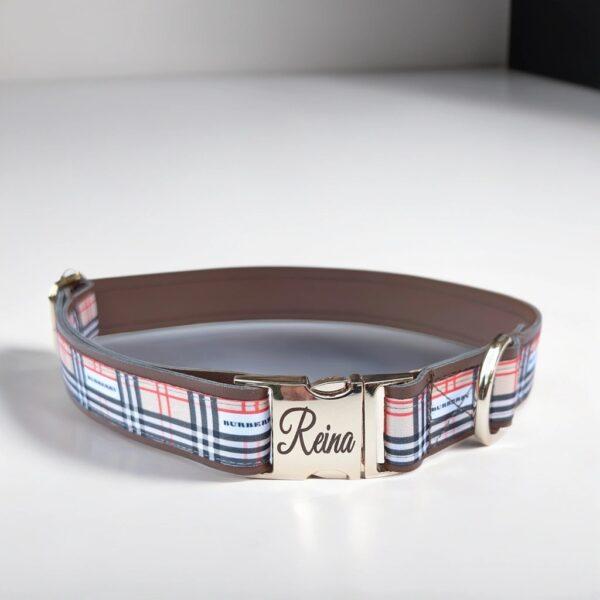 burberry cat dog collar and leash