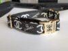 black coco channel collar and leash for dogs puppies and cats